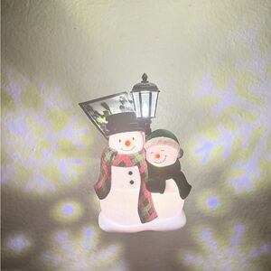 Festive Snowman Holiday Projector Wallflower